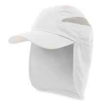 Gorra de microfibra con solapa trasera Bl