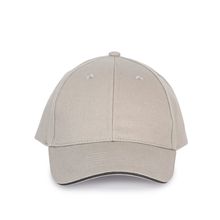 Gorra niños de sarga Beige / White