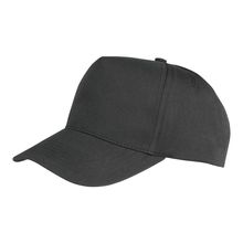 Gorra reciclada infantil Black