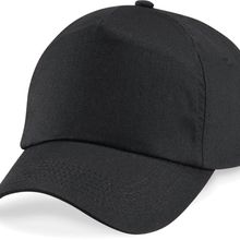 Gorra tejido grueso de algodón Black