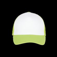 Gorra trucker con ajuste de plástico White / Lime