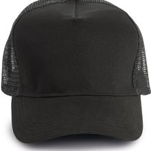 Gorra trucker algodón grueso Black