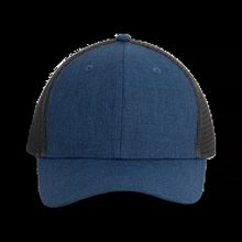 Gorra Trucker visera curva y rejilla Light Navy Heather / Dark Grey