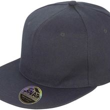 Gorra con visera plana Black