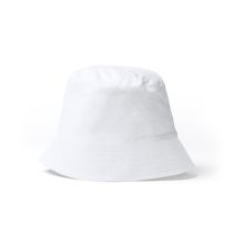 Gorro estilo bob 100% algodón adulto Blanco Talla Única Adulto