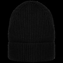 Gorro de lana merina unisex Black