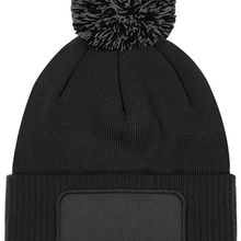 Gorro con pompón bicolor Black / Graphite Grey