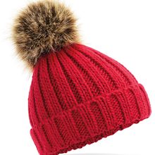 Gorro con Pompón Extraíble Classic Red