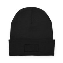Gorro de punto acrílico doble capa Negro Talla Única Adulto