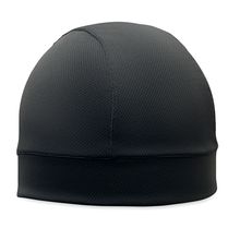 Gorro transpirable y refrigerante de poliéster Negro