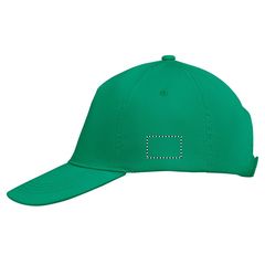 Gorra de béisbol sarga de algodón | Lado Izquierdo | 40 x 25