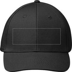 Gorra de algodón con cierre visera | FRONT EMBROIDERY | 120 x 40
