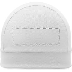 Gorro transpirable y refrigerante de poliéster | Lado Izquierdo | 100 x 35