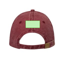 Gorra de algodón con cierre y ventilación | Area 6 | 60 x 30