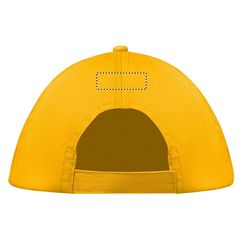 Gorra de béisbol sarga de algodón | Trasero | 60 x 20
