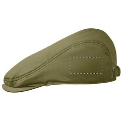 Gorra de algodón estilo boina | Lado Izquierdo | 70 x 35