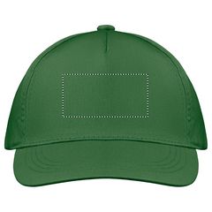 Gorra de béisbol sarga de algodón | Frontal | 80 x 40
