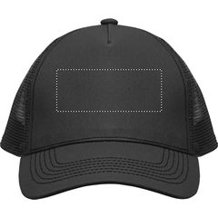 Gorra trucker de 5 paneles con malla trasera | Pantalla Frontal | 100 x 40