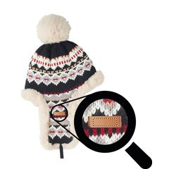 Gorro de punto con orejeras y forro polar | TAG | 32 x 10