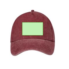 Gorra de algodón 100% efecto lavado | Area 1 | 80 x 50