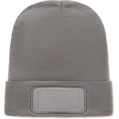 Gorro unisex de poliéster RPET | Frontal | 80 x 35