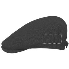 Gorra plana estilo boina 335 gr/m² | Lado Izquierdo | 70 x 35
