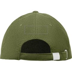 Gorra de pana de 5 paneles | Trasero | 60 x 20