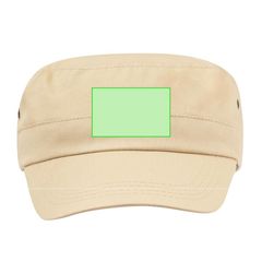 Gorra militar de algodón | Frente | 80 x 30