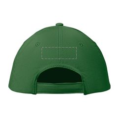 Gorra de béisbol en algodón grueso con cierre velcro | Trasero | 60 x 20