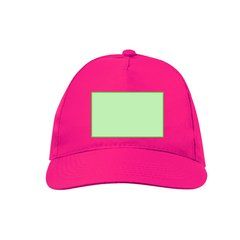 Gorra 5 paneles con cierre de velcro en microfibra/poliéster | Area 1 | 80 x 50