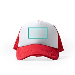 Gorra de adulto con panel frontal acolchado | ZONA1 | 90 x 50