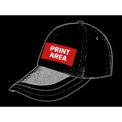 Gorra Algodón con Banderas España | Frontal | 60 x 40