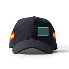 Gorra de algodón con diseño bandera | ZONA3 | 50 x 40