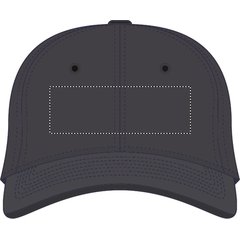 Gorra algodón grueso de 6 paneles con cierre de hebilla metal | FRONT EMBROIDERY | 120 x 40