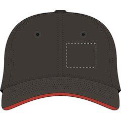 Gorra algodón grueso de 6 paneles con cierre de hebilla metal | SEGMENT RIGHT | 50 x 40