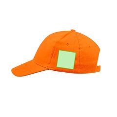 Gorra algodón peinado 6 paneles con cierre de velcro | Area 4 | 40 x 40