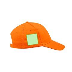 Gorra algodón peinado 6 paneles con cierre de velcro | Area 5 | 40 x 40