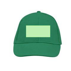 Gorra algodón peinado 6 paneles con cierre de velcro | Frontal