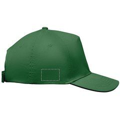 Gorra béisbol 5 paneles algodón | Lado Derecho | 40 x 25