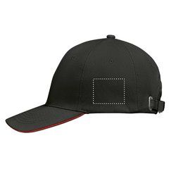 Gorra de béisbol de algodón cepillado | SEGMENT LEFT | 50 x 40