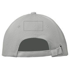 Gorra de béisbol de algodón cepillado | Trasero | 60 x 30