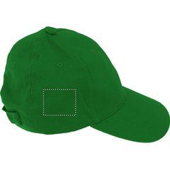 Gorra de béisbol en algodón grueso con cierre hebilla metal | SEGMENT RIGHT | 50 x 40