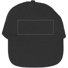 Gorra de béisbol en algodón grueso con cierre plástico | Pantalla Frontal | 100 x 40