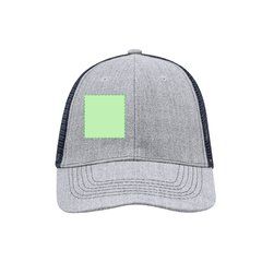 Gorra Bicolor de Poliéster y Rejilla 6P | Area 1 | 50 x 50