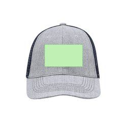 Gorra Bicolor de Poliéster y Rejilla 6P | Area 2 | 50 x 50
