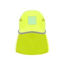 Gorra fluorescente y reflectante ajustable | Area 1 | 50 x 50