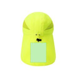 Gorra fluorescente y reflectante ajustable | Area 2 | 100 x 80