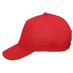 Gorra infantil de 5 paneles y ajuste de velcro | Lado Izquierdo | 40 x 25