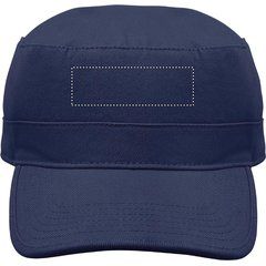 Gorra militar algodón con cierre velcro | Frontal | 80 x 25