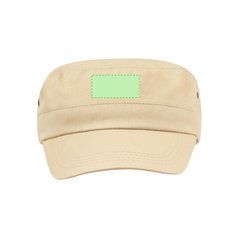 Gorra militar de algodón | Frente | 80 x 30